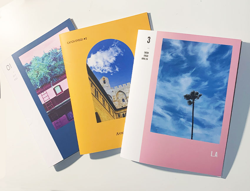 Série de 3 livrets photo